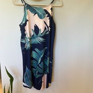 Cute palm print dress